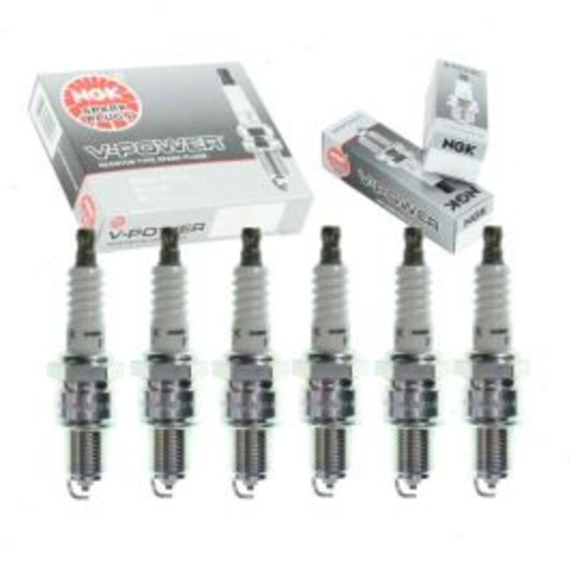 6 pc NGK V-Power Spark Plugs for 1993-1997 Eagle Vision 3.3L V6