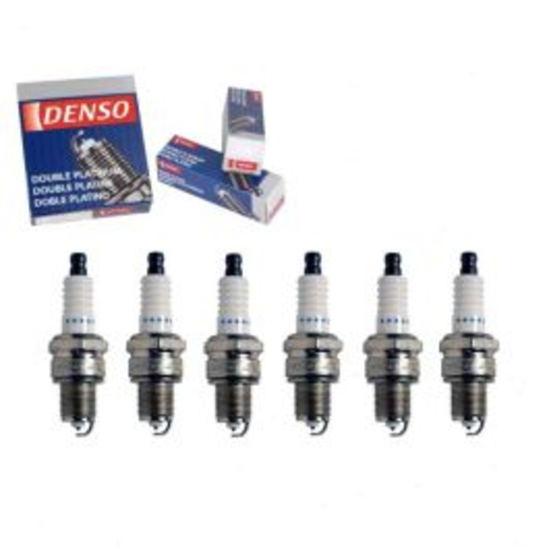 6 pc DENSO Double Platinum Spark Plugs for 1961-1967 Dodge D200 Series 3.7L L6