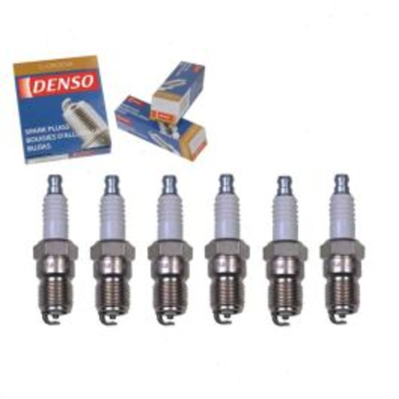 6 pc DENSO Standard U-Groove Spark Plugs for 1998-2007 Mazda B3000 3.0L V6