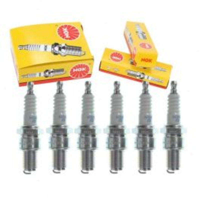 6 pc NGK Standard Spark Plugs for 1968 GMC K15 K1500 Suburban 4.8L L6