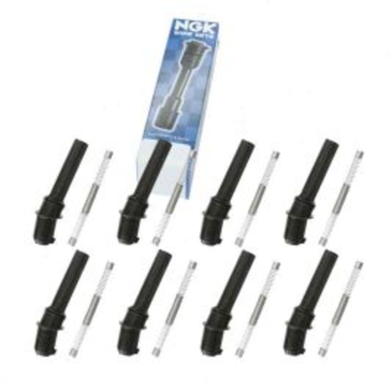 8 pc NGK Ignition Coil Boots for 2003-2014 Ford E-150 4.6L 5.4L V8