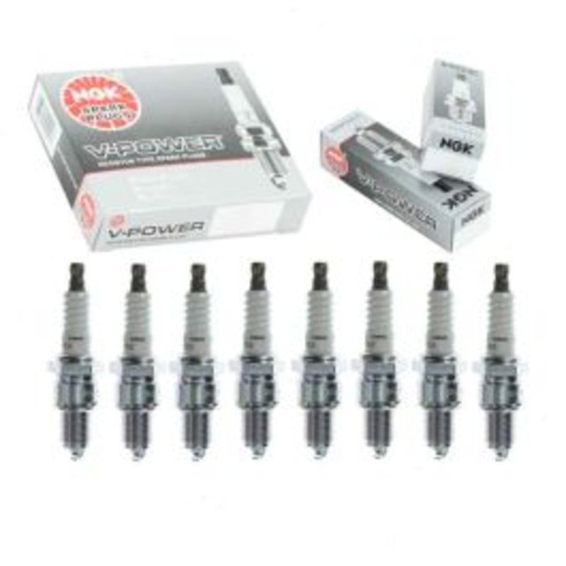 8 pc NGK V-Power Spark Plugs for 1958 Plymouth Custom 5.2L 5.7L V8