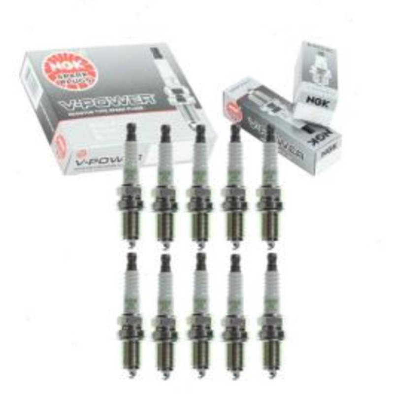 10 pc NGK V-Power 5791 BKR7E-11 Spark Plugs