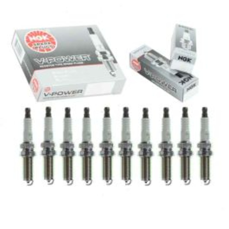 10 pc NGK V-Power 6376 LFR5A-11 Spark Plugs