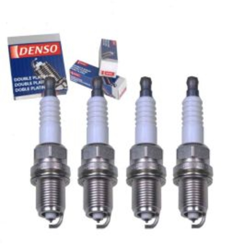 4 pc DENSO Double Platinum Spark Plugs for 1993-1995 Hyundai Scoupe 1.5L L4