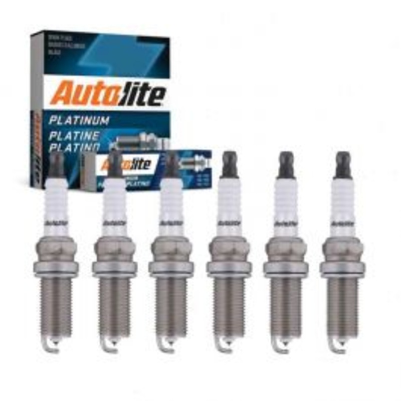 6 pc Autolite Platinum Spark Plug for 2010-2013 BMW 328i xDrive 3.0L L6