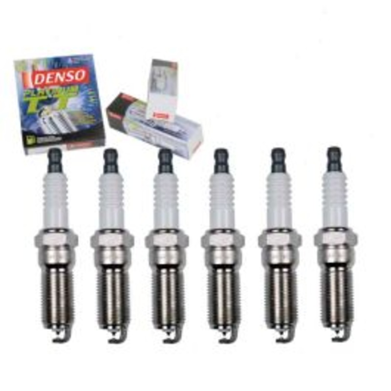 6 pc DENSO Platinum TT Spark Plugs for 2009 Buick Enclave 3.6L V6