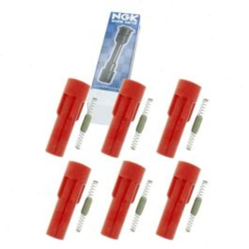 6 pc NGK Ignition Coil Boots for 2001-2009 Subaru Outback 3.0L H6