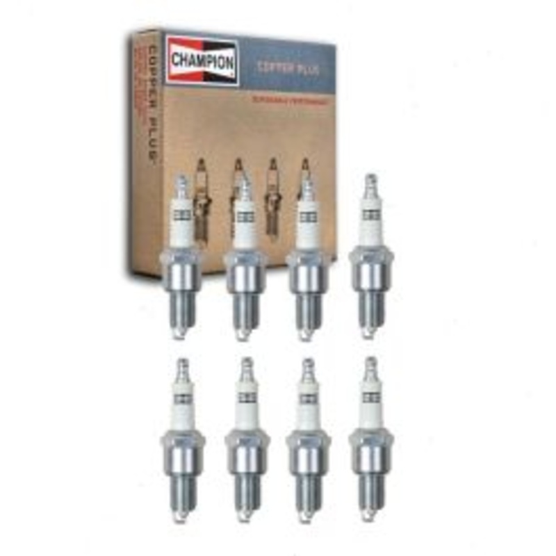 8 pc Champion Copper Plus Spark Plugs for 1986-1992 Dodge B250 5.2L 5.9L V8