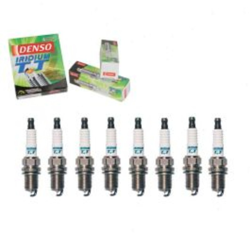 8 pc DENSO Iridium TT Spark Plugs for 2000-2002 Jaguar XKR 4.0L V8