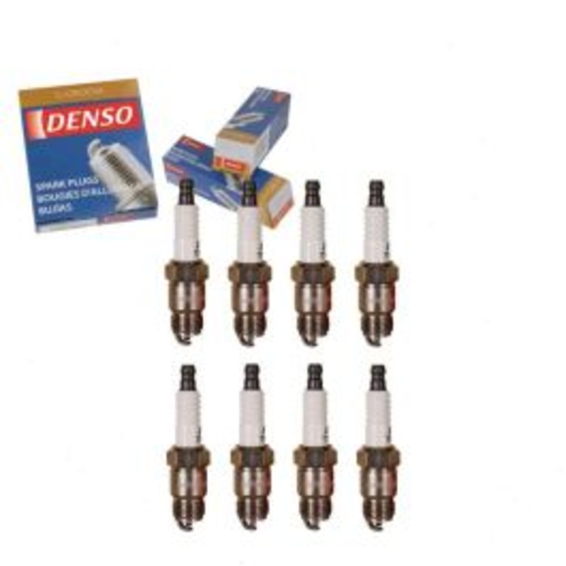 8 pc DENSO Standard U-Groove Spark Plugs for 1974-1977 Ford Custom 500 5.8L 6.6L 7.5L V8