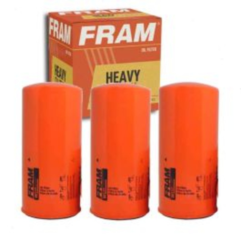 3 pc FRAM Heavy Duty PH373 Engine Oil Filters