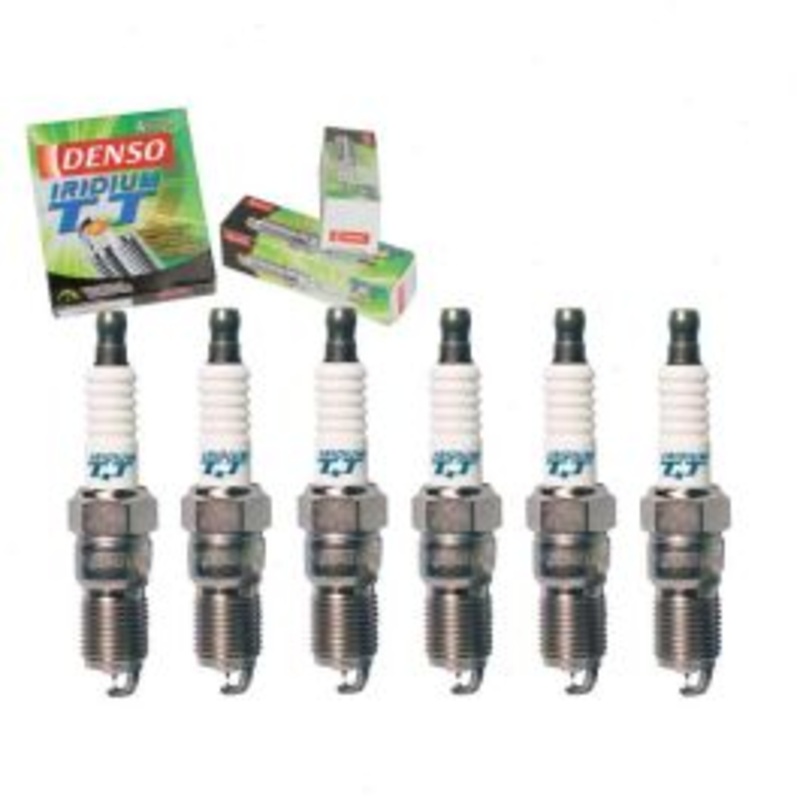 6 pc DENSO Iridium TT Spark Plugs for 1986-1996 Oldsmobile Cutlass Ciera 2.8L 3.1L 3.3L 3.8L V6