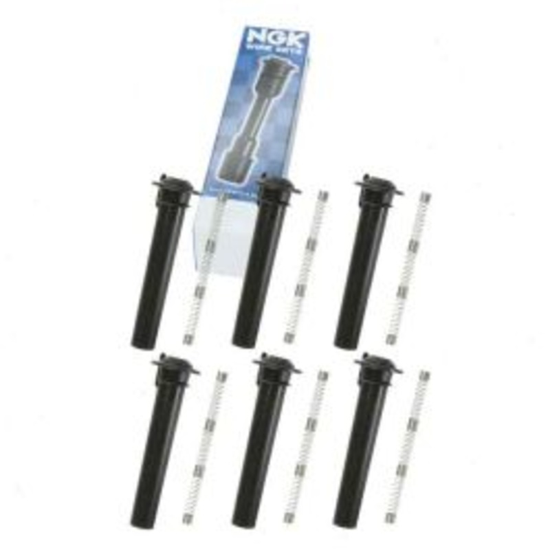 6 pc NGK Ignition Coil Boots for 2001-2008 Mazda Tribute 3.0L V6