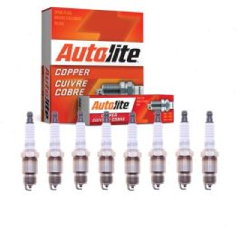 8 pc Autolite Copper Core Spark Plugs for 1971 Checker Marathon 5.7L V8