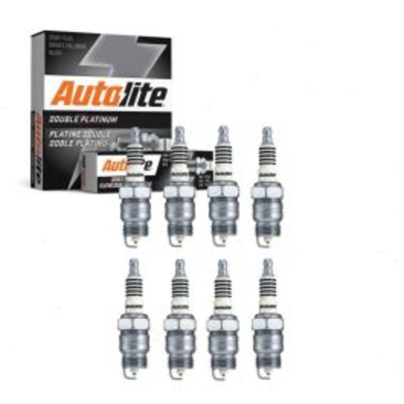 8 pc Autolite Double Platinum APP45 Spark Plug