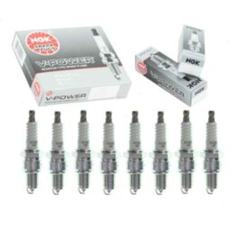 8 pc NGK V-Power Spark Plugs for 1968-1969 Chevrolet K10 Pickup 6.5L V8