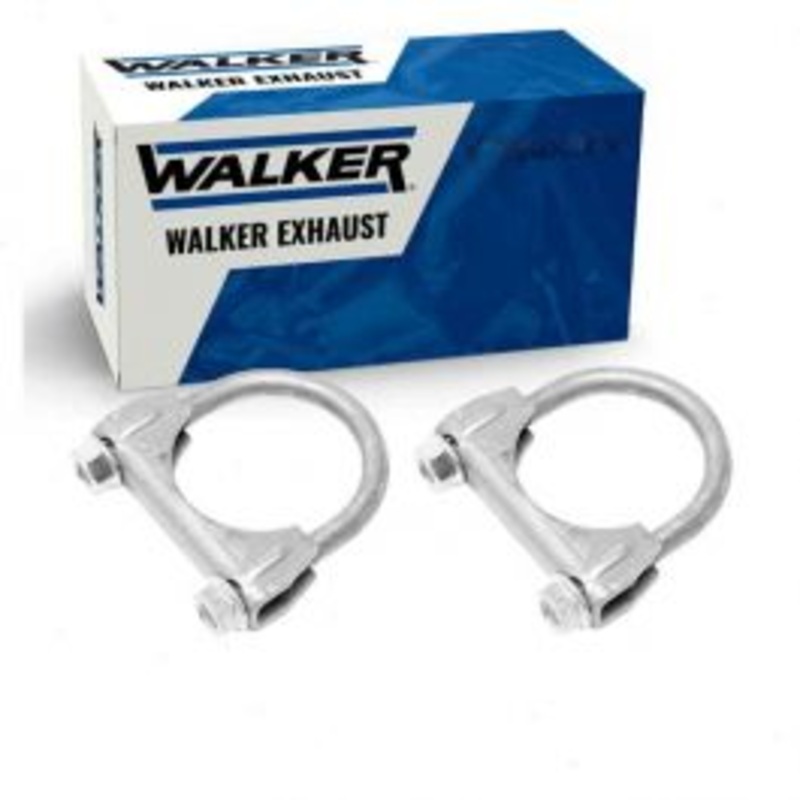 2 pc Walker Exhaust Clamps for 2002-2006 Audi A4 Quattro 3.0L V6