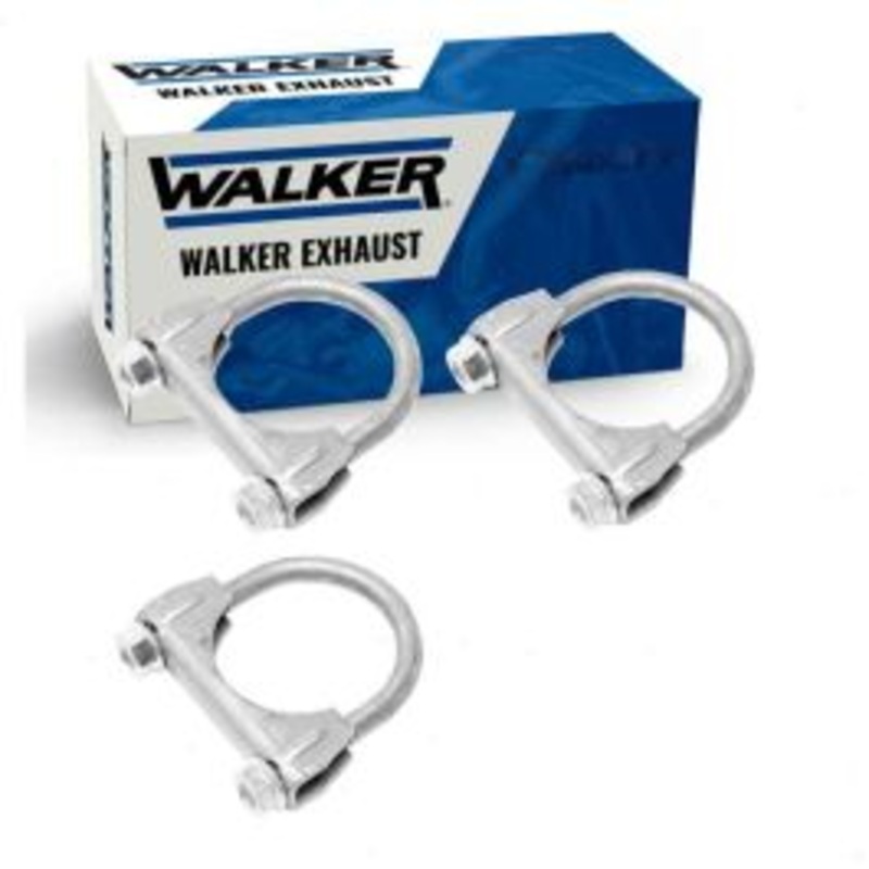 3 pc Walker Exhaust Clamps for 1996 Plymouth Breeze 2.0L L4