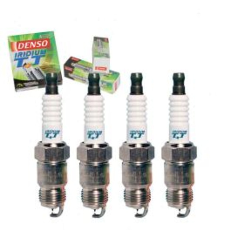 4 pc DENSO Iridium TT Spark Plugs for 1971-1976 Chevrolet Vega 2.3L L4