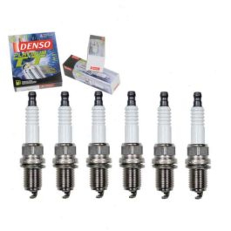 6 pc DENSO Platinum TT Spark Plugs for 1988-1989 Mazda 929 3.0L V6