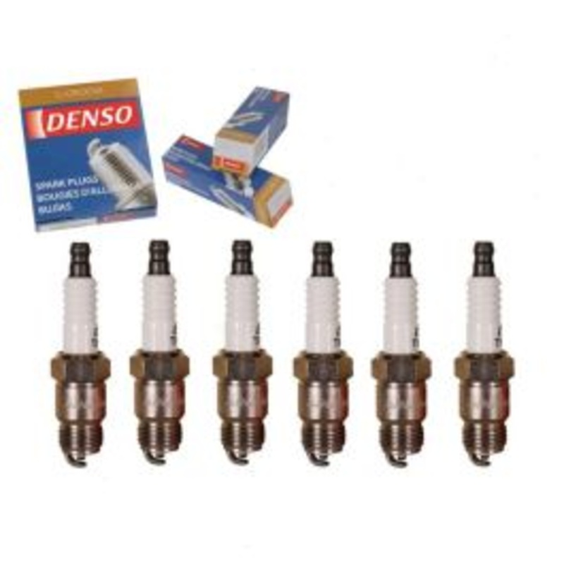 6 pc DENSO Standard U-Groove Spark Plugs for 1980-1981 Chevrolet Camaro 3.8L V6