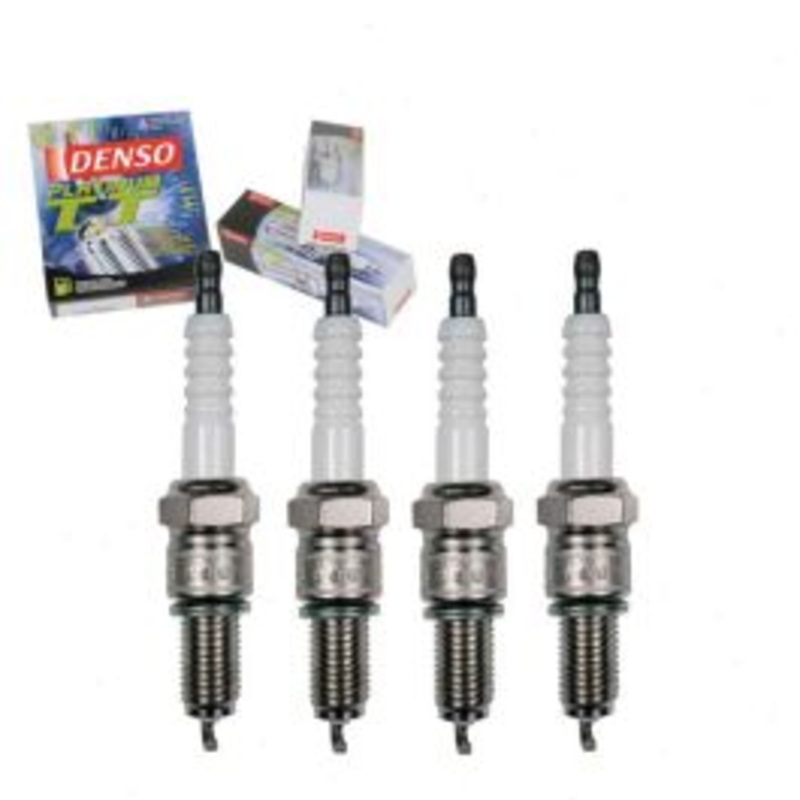 4 pc DENSO Platinum TT Spark Plugs for 1980-1982 Subaru GLF 1.6L 1.8L H4