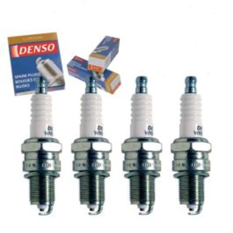 4 pc DENSO Standard U-Groove Spark Plugs for 1981-1989 Dodge Aries 2.2L 2.5L L4