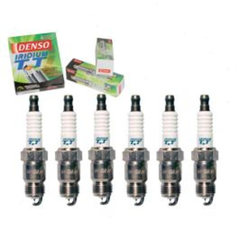 6 pc DENSO Iridium TT Spark Plugs for 1968-1982 Chevrolet C20 Suburban 4.1L 4.8L L6