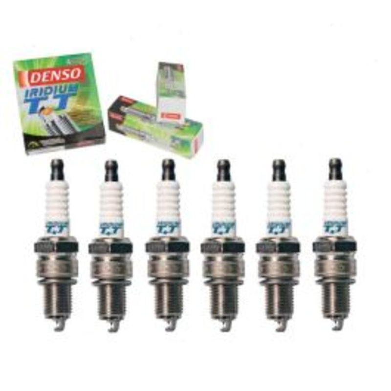 6 pc DENSO Iridium TT Spark Plugs for 1975-1978 BMW 530i 3.0L L6