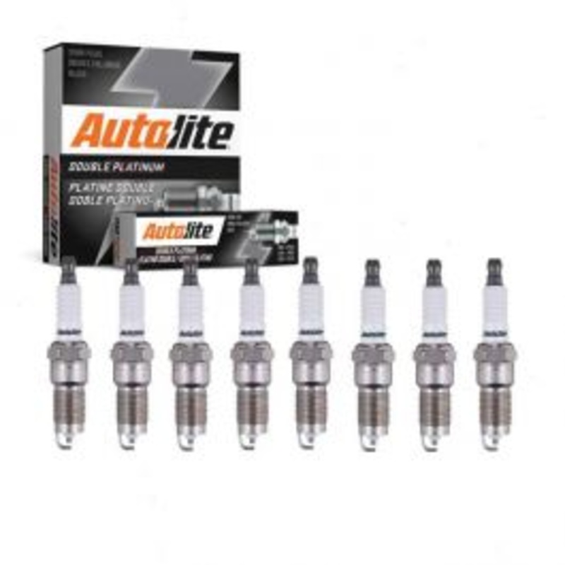 8 pc Autolite Double Platinum Spark Plug for 1987-1991 Mercury Colony Park