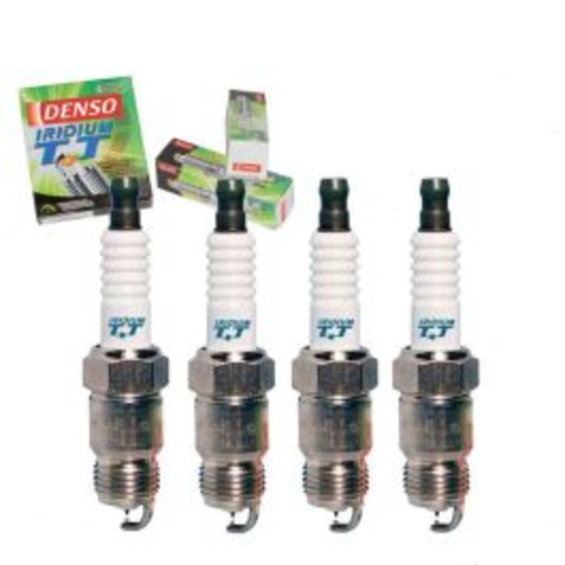 4 pc DENSO Iridium TT Spark Plugs for 1988-1991 Oldsmobile Cutlass Calais 2.5L L4