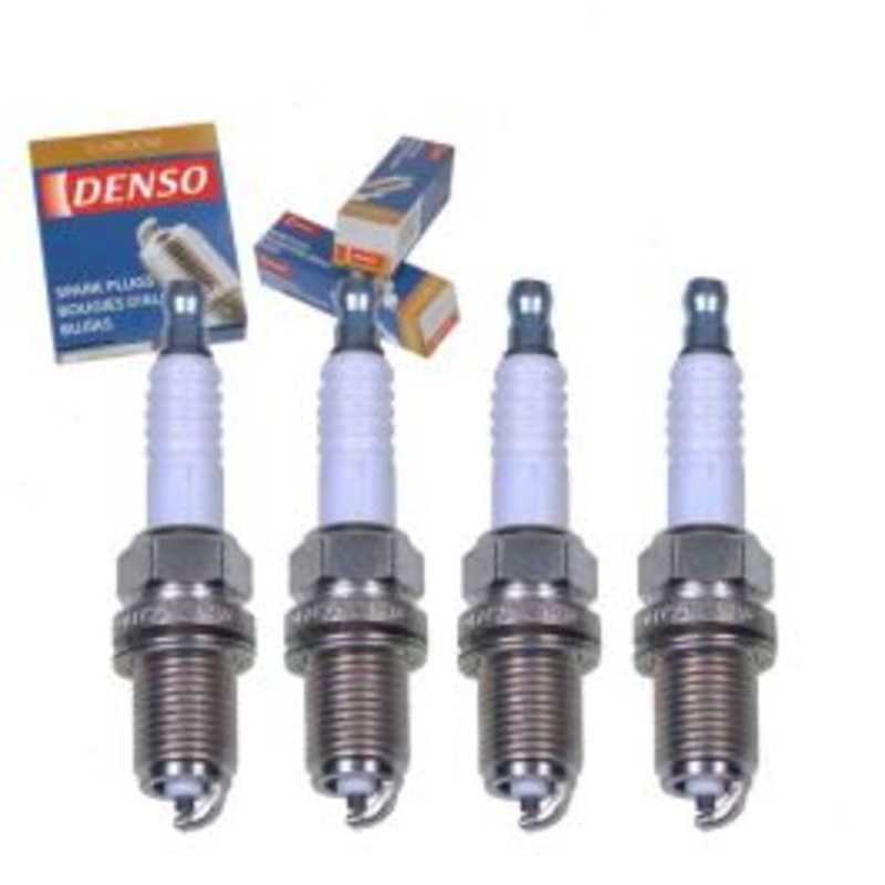 4 pc DENSO Standard U-Groove Spark Plugs for 2015 Audi Q3 Quattro 2.0L L4