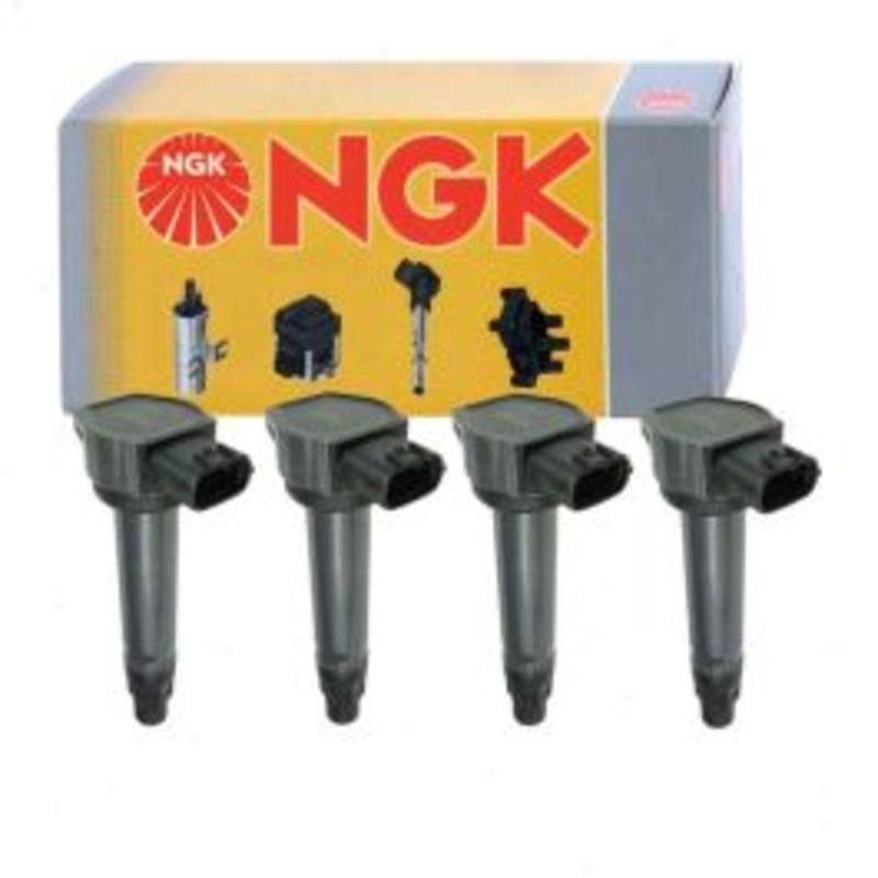 4 pc NGK Ignition Coils for 2011-2015 Mitsubishi RVR 2.0L L4