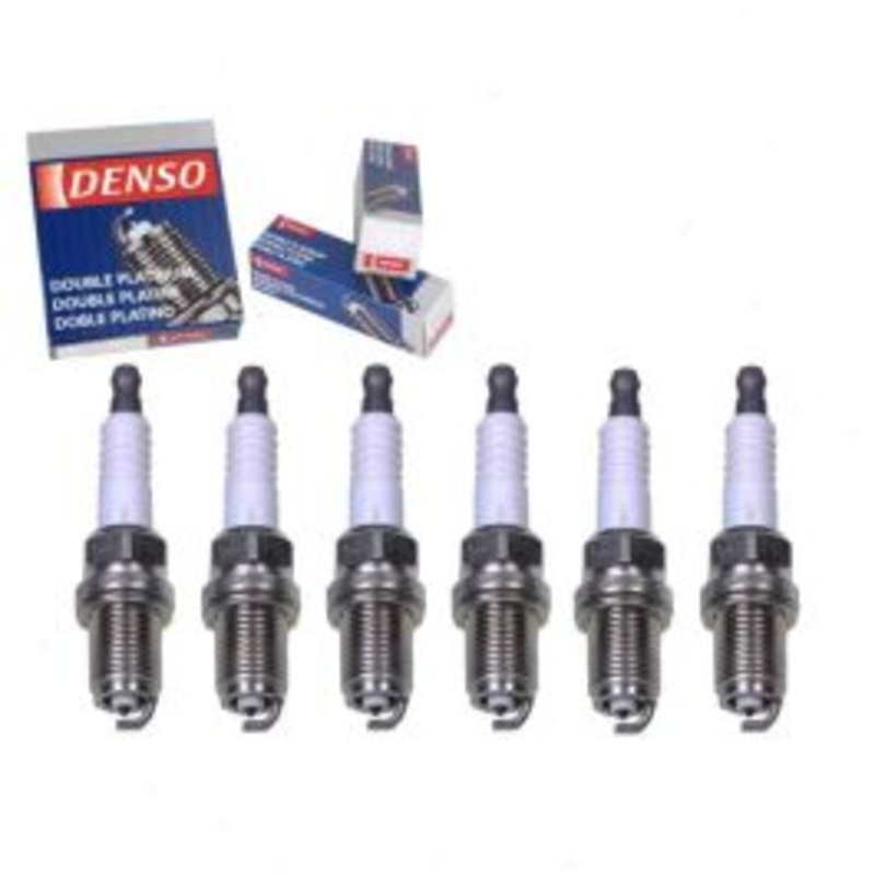 6 pc DENSO Double Platinum Spark Plugs for 1993-1995 Audi 90 2.8L V6