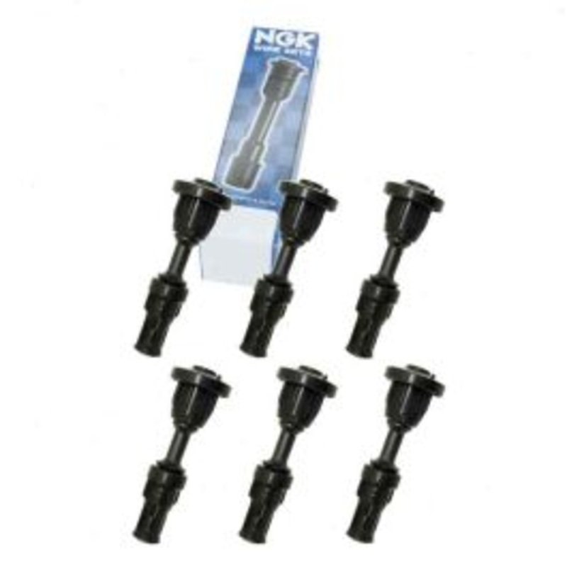 6 pc NGK Ignition Coil Boots for 1994-1997 Infiniti J30 3.0L V6