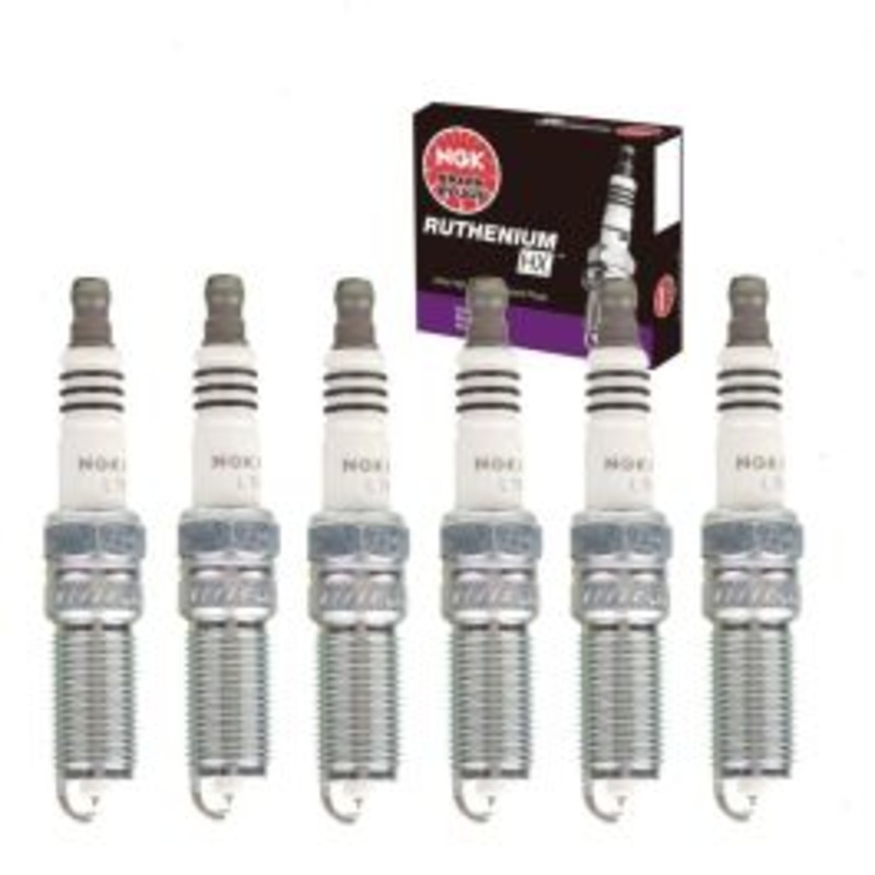 6 pc NGK Ruthenium HX Spark Plugs for 2015-2019 Ford Transit-350 3.5L V6