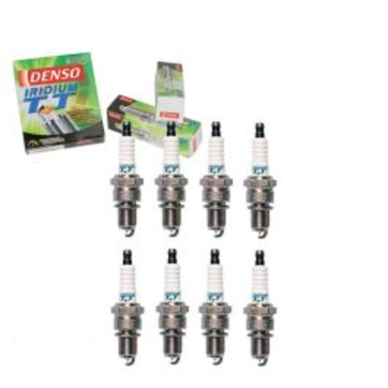 8 pc DENSO Iridium TT Spark Plugs for 1986-1987 Mercedes-Benz 560SEC 5.6L V8