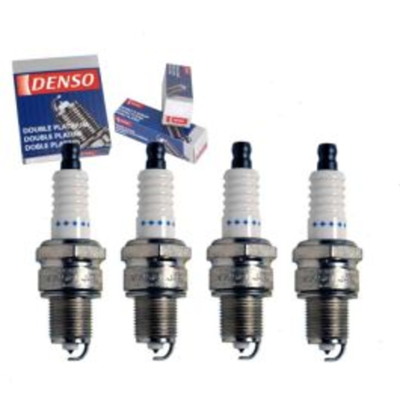 4 pc DENSO Double Platinum Spark Plugs for 1978-1990 Dodge Omni 1.6L 1.7L 2.2L L4