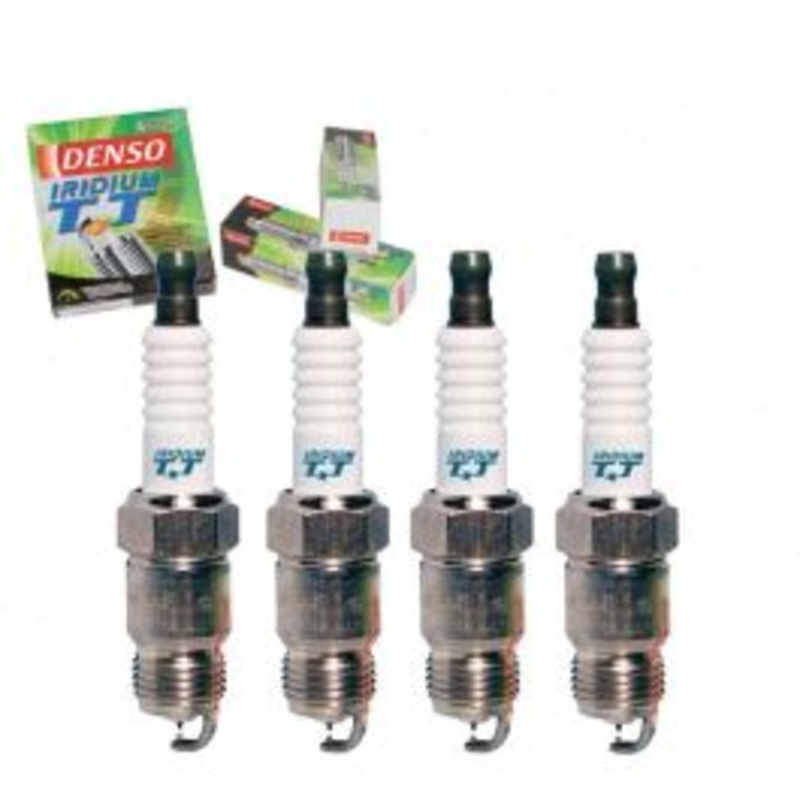 4 pc DENSO Iridium TT Spark Plugs for 1987-1990 Oldsmobile Cutlass Cruiser 2.5L L4