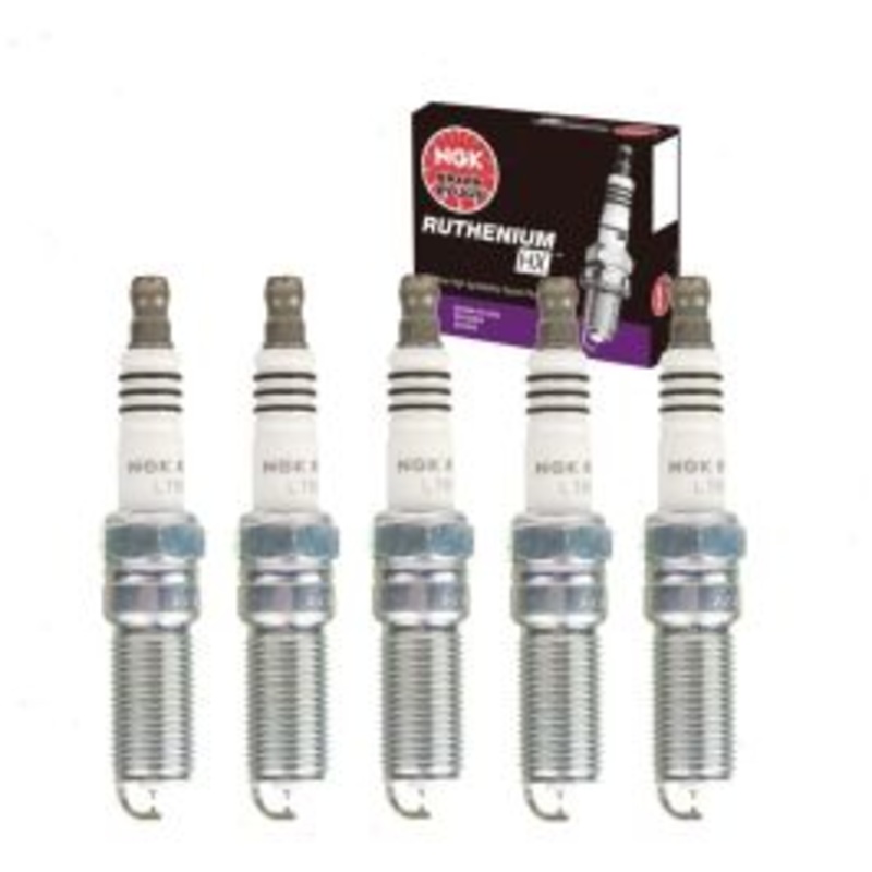 5 pc NGK Ruthenium HX Spark Plugs for 2009-2010 Hummer H3T 3.7L L5