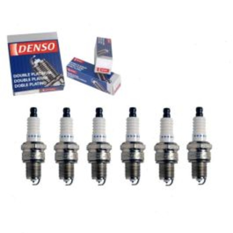 6 pc DENSO Double Platinum Spark Plugs for 1971-1974 BMW 3.0S 3.0L L6