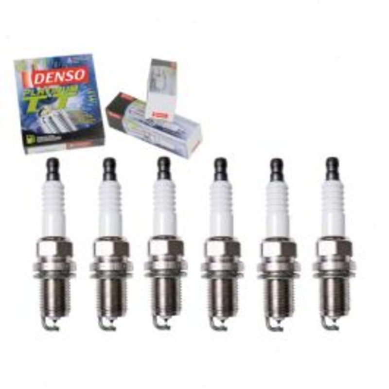 6 pc DENSO Platinum TT Spark Plugs for 1990-2000 Nissan Pathfinder 3.0L 3.3L V6