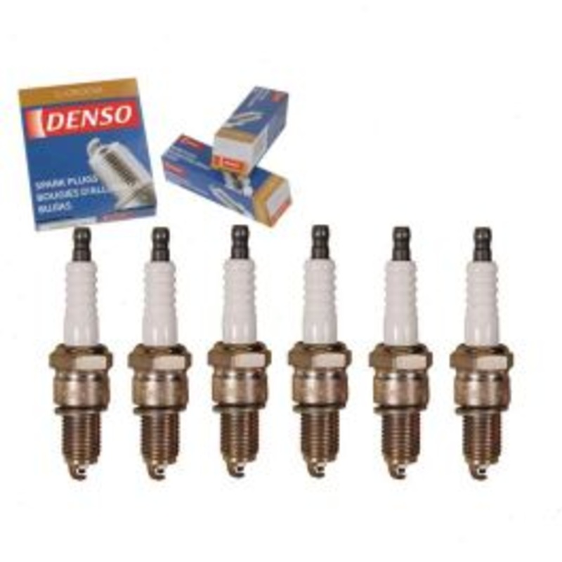 6 pc DENSO Standard U-Groove Spark Plugs for 1968-1969 American Motors Javelin 3.8L L6