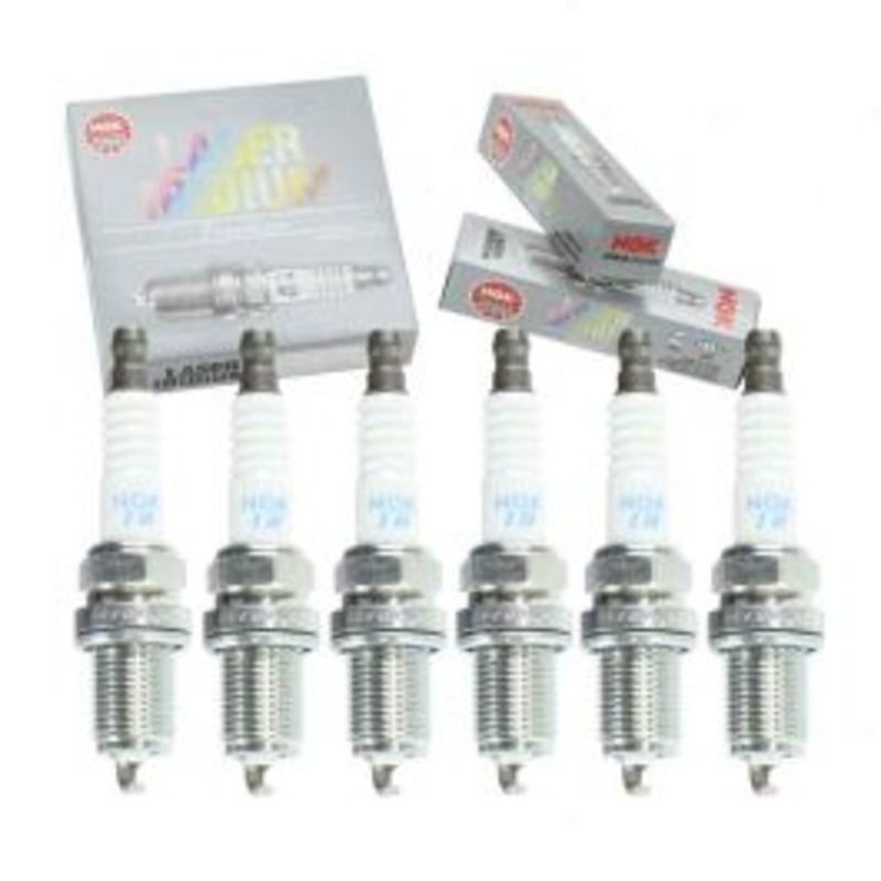 6 pc NGK Laser Iridium Spark Plugs for 2001-2005 Porsche 911 3.6L H6