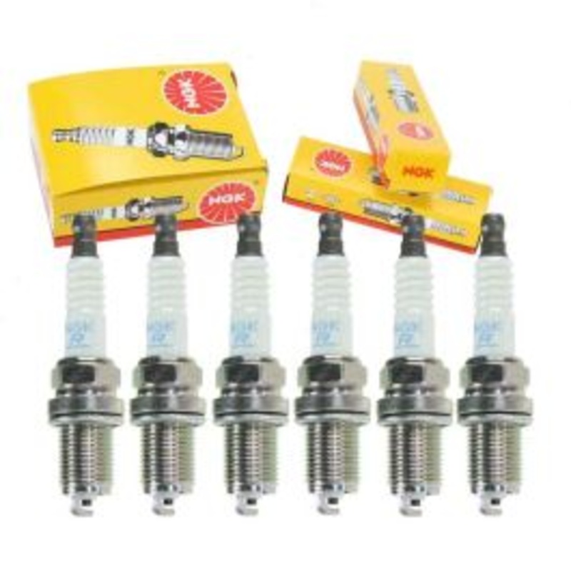 6 pc NGK Standard Spark Plugs for 1999-2000 Mitsubishi Galant 3.0L V6