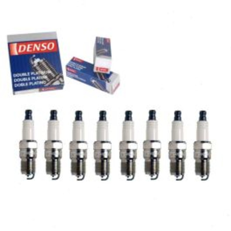 8 pc DENSO Double Platinum Spark Plugs for 1996-2000 GMC K2500 5.0L 5.7L 7.4L V8