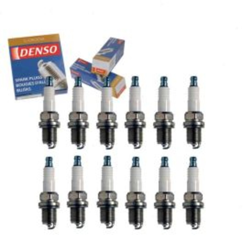 12 pc DENSO Standard U-Groove Spark Plugs for 1996-1998 Mercedes-Benz SL600 6.0L V12