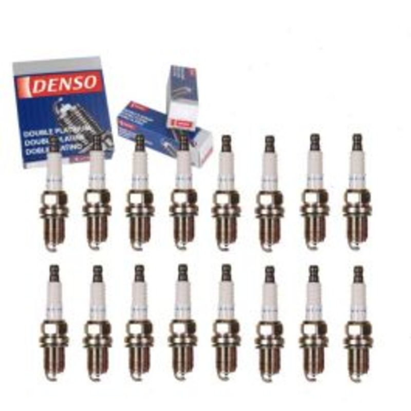 16 pc DENSO Double Platinum Spark Plugs for 2006 Mercedes-Benz R500 5.0L V8