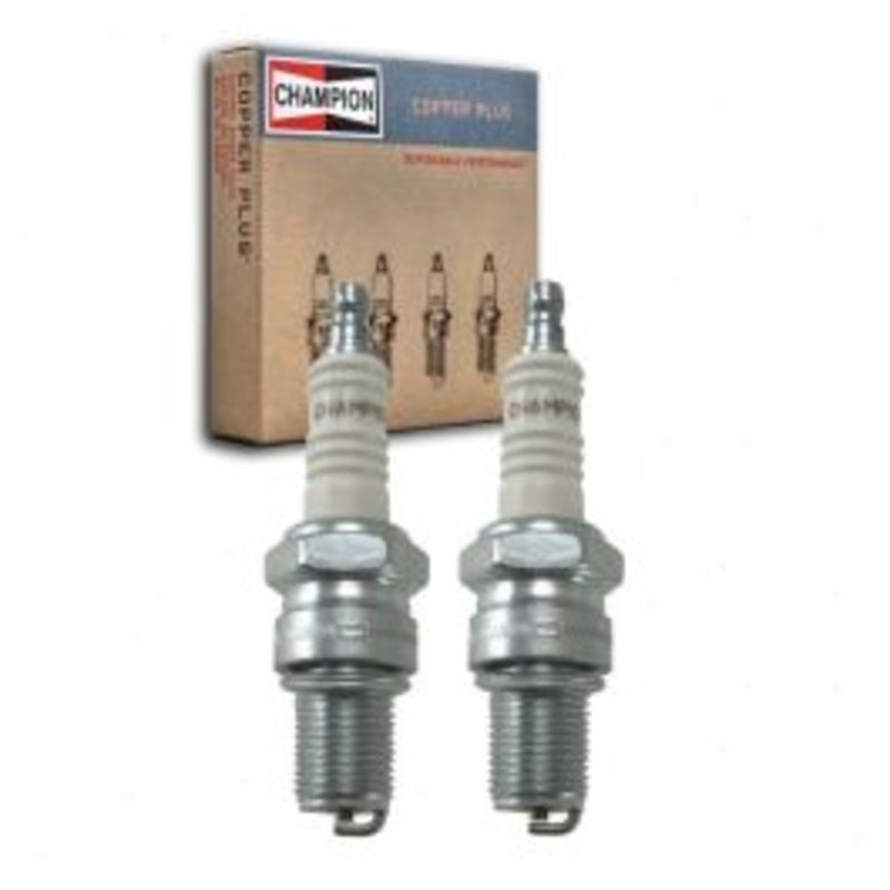 2 pc Champion Copper Plus Spark Plugs for 1957 Fairthorpe Atom 0.3L L2